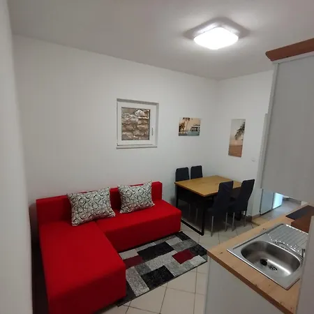 公寓 With Sea View Makarska Riviera 德尔韦尼克